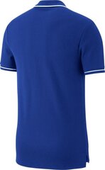 Nike vyriški marškinėliai Team Club 19 Polo 463, mėlyni kaina ir informacija | Vyriški marškinėliai | pigu.lt