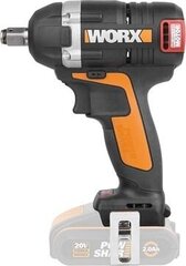 Аккумуляторная отвертка Worx 1/2" WX279.9 цена и информация | Шуруповерты, дрели | pigu.lt