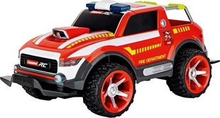 Nuotoliniu būdu valdomas ugniagesių automobilis su šviesomis ir garsais Carrera, raudonas kaina ir informacija | Žaislai berniukams | pigu.lt