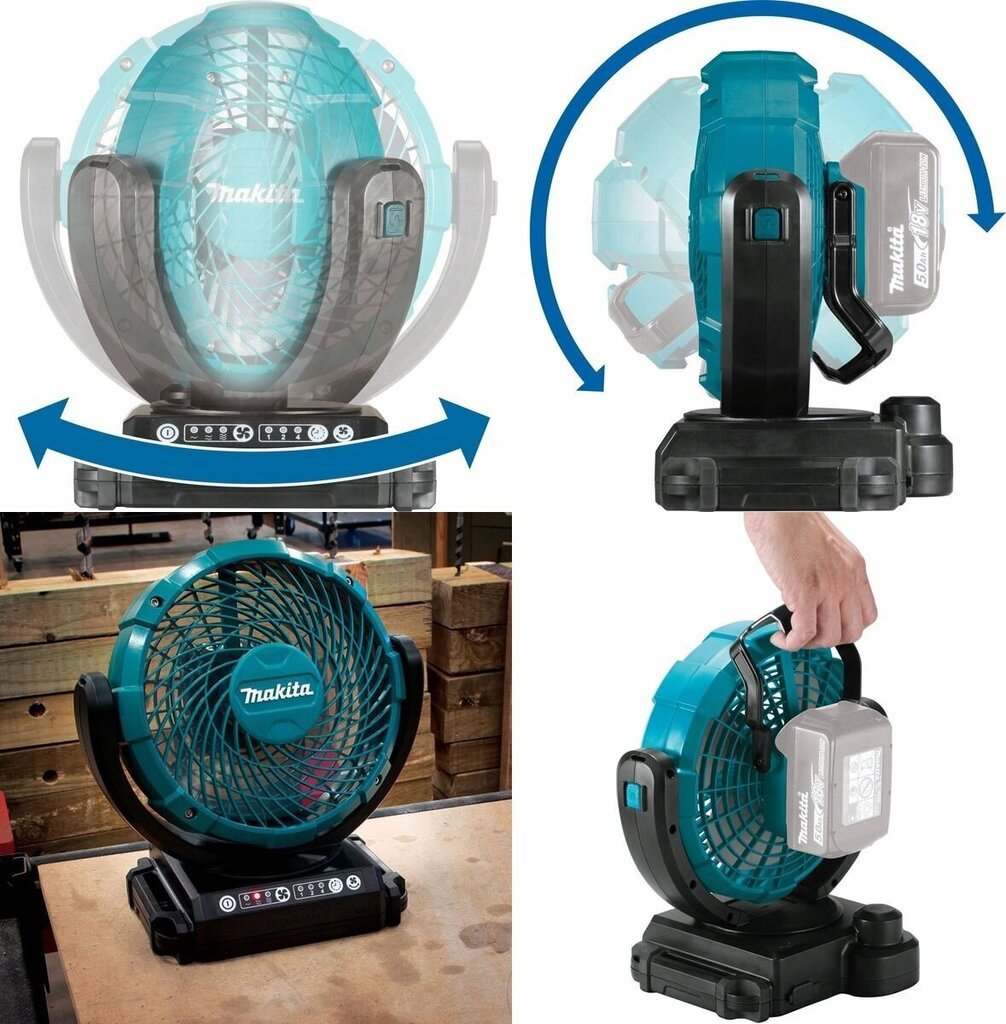 Akumuliatoriaus ventiliatorius Makita,12V ,CF101DZ kaina ir informacija | Ventiliatoriai | pigu.lt