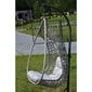 Pakabinamas krėslas Saska Garden Luna, pilkas kaina ir informacija | Lauko kėdės, foteliai, pufai | pigu.lt