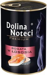 Влажный корм для кошек с лососем Dolina Noteci Premium, 400г цена и информация | Консервы для кошек | pigu.lt