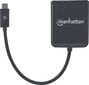 Adapteris šakotuvas Manhattan USB-C į 2X DisplayPort MST 4K HUB kaina ir informacija | Adapteriai, USB šakotuvai | pigu.lt