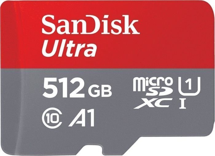 SanDisk SDSQUAR-512G-GN6MA MicroSDXC kaina ir informacija | Atminties kortelės fotoaparatams, kameroms | pigu.lt