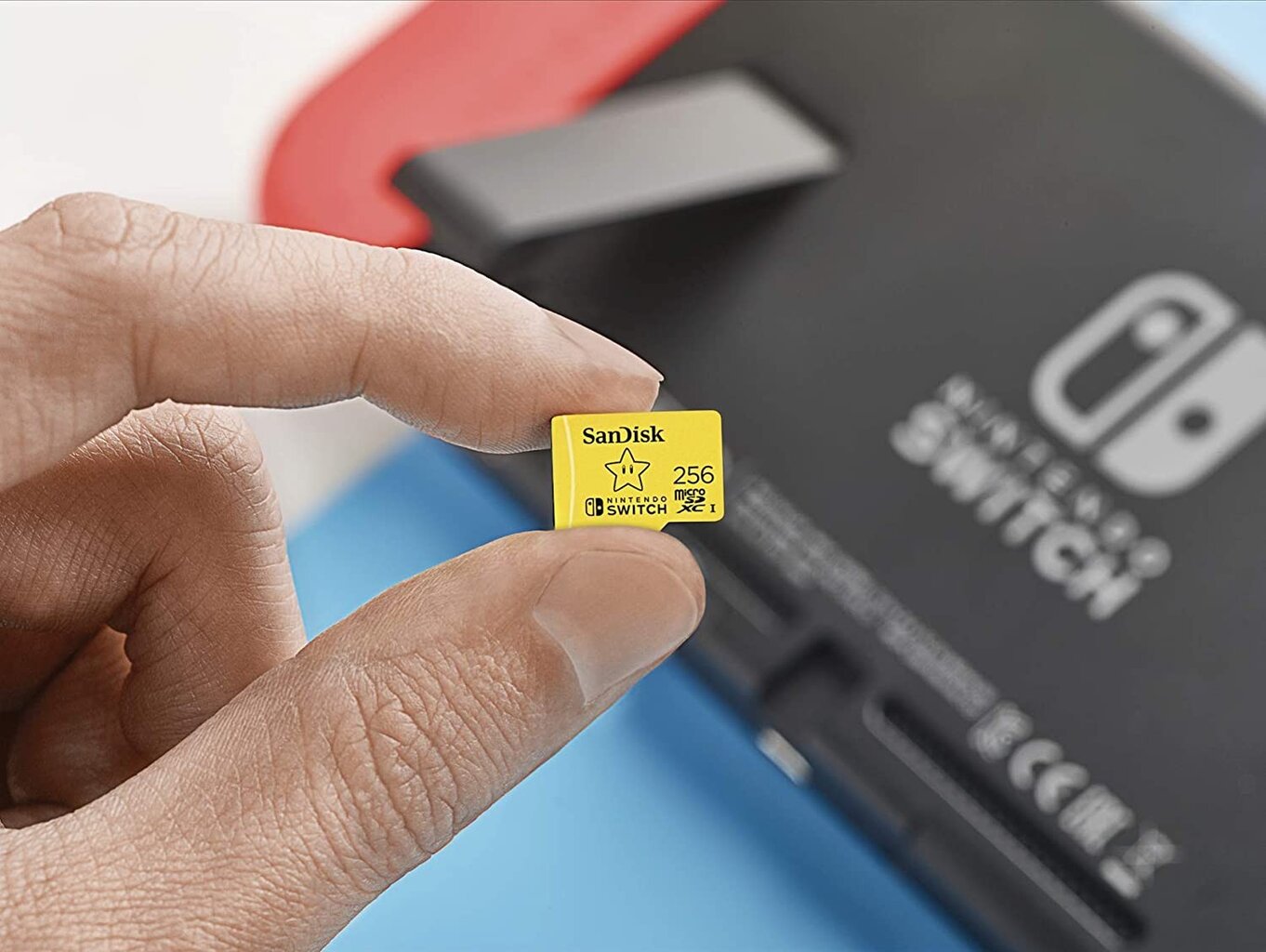 SanDisk 256GB microSDXC card for Nintendo Switch consoles up to 100 MB/s UHS-I Class 10 U3 kaina ir informacija | Atminties kortelės telefonams | pigu.lt