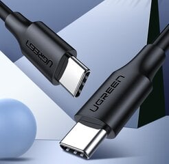 Ugreen US287 laidas USB-C, 0.5 m, juodas kaina ir informacija | Laidai telefonams | pigu.lt