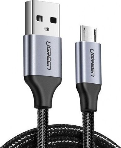 Ugreen US290 laidas micro USB, QC 3.0, 2.4A. 1.5 m, juodas kaina ir informacija | Laidai telefonams | pigu.lt