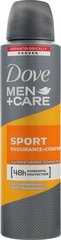 Спрей-дезодорант Dove Men+Care Sport Endurance + Comfort 48H, 150 мл цена и информация | Дезодоранты | pigu.lt