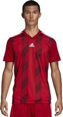 Футболка мужская Adidas Striped 19 JSYDP3199, красная цена и информация | Футболка мужская | pigu.lt