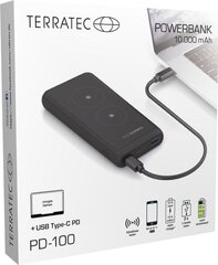 TerraTec 282117 10000 мАч цена и информация | Зарядные устройства Power bank | pigu.lt