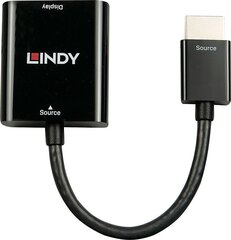 Lindy HDMI į VGA 38291 kaina ir informacija | Kabeliai ir laidai | pigu.lt