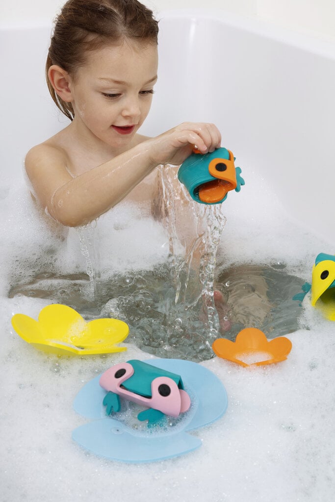 Vonios žaislai Varlių tvenkinys 3 m+ цена и информация | Žaislai kūdikiams | pigu.lt
