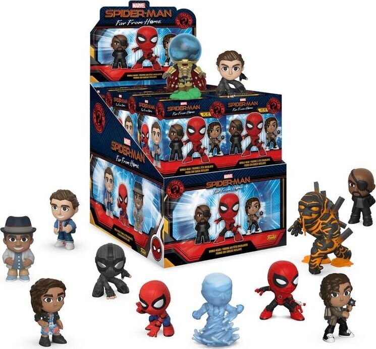 Funko POP! Mystery Mini: Spider-Man: Far From Home kaina ir informacija | Žaidėjų atributika | pigu.lt