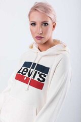 Levi`s džemperis moterims Graphic Sport Hoodie 0001, baltas kaina ir informacija | Levi's Apranga, avalynė, aksesuarai | pigu.lt