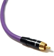 Kabel Melodika RCA (Cinch) - RCA (Cinch) 2m fioletowy kaina ir informacija | Kabeliai ir laidai | pigu.lt
