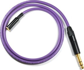 Kabel Melodika Jack 3.5mm - Jack 6.3mm 0.2m fioletowy kaina ir informacija | Kabeliai ir laidai | pigu.lt