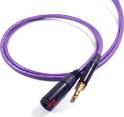 Kabel Melodika Jack 6.3mm  - Jack 6.3mm 15m fioletowy kaina ir informacija | Kabeliai ir laidai | pigu.lt