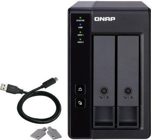 Qnap TR-002 kaina ir informacija | Komponentų priedai | pigu.lt