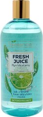 Очищающая мицеллярная вода Bielenda Fresh Juice Limonka 500 мл цена и информация | Средства для очищения лица | pigu.lt