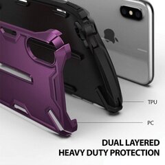 Ringke Dual X iPhone Xs Max purpurowy |metalic purple DXAP0009 цена и информация | Чехлы для телефонов | pigu.lt