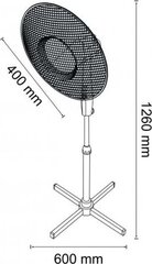 Ventiliatorius KingHoff KC-2124 kaina ir informacija | Ventiliatoriai | pigu.lt