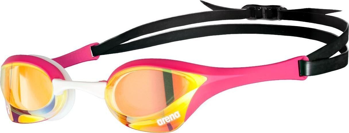 Paukimo akiniai Arena Cobra Ultra Swipe, rožinė/auksinė цена и информация | Plaukimo akiniai | pigu.lt