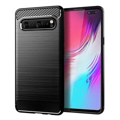 CARBON Case for SAMSUNG Galaxy S10 black kaina ir informacija | Telefono dėklai | pigu.lt