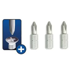 Atsuktuvo antgaliai Phillips PH2x25mm, 3vnt. цена и информация | Philips Сантехника, ремонт, вентиляция | pigu.lt