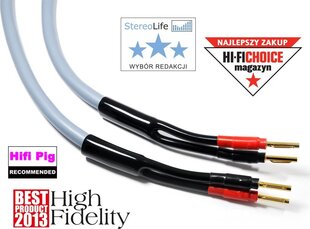 Kabel Melodika Banan x2 - Banan x2 2.5m szary цена и информация | Кабели и провода | pigu.lt