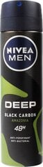 Purškiamas dezodorantas vyrams Nivea Men Deep Amazonia, 150 ml kaina ir informacija | Dezodorantai | pigu.lt