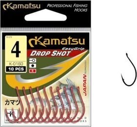 Kabliukai KAMATSU Drop Shot Shad Tail Bln Nr.4 цена и информация | Kabliukai žvejybai | pigu.lt