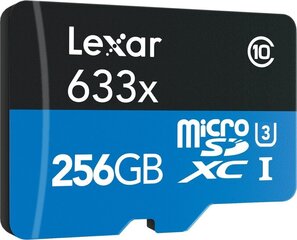 Lexar LSDMI256BBNL633A 256 gb kaina ir informacija | Atminties kortelės telefonams | pigu.lt