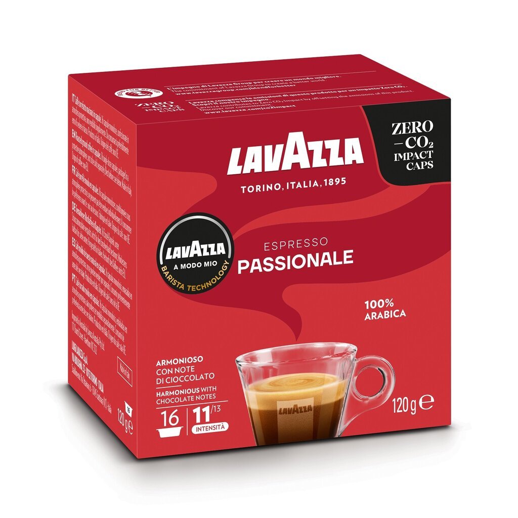 Kavos kapsulės Lavazza A Modo Mio Passionale, 120g, 16 vnt. kaina ir informacija | Kava, kakava | pigu.lt
