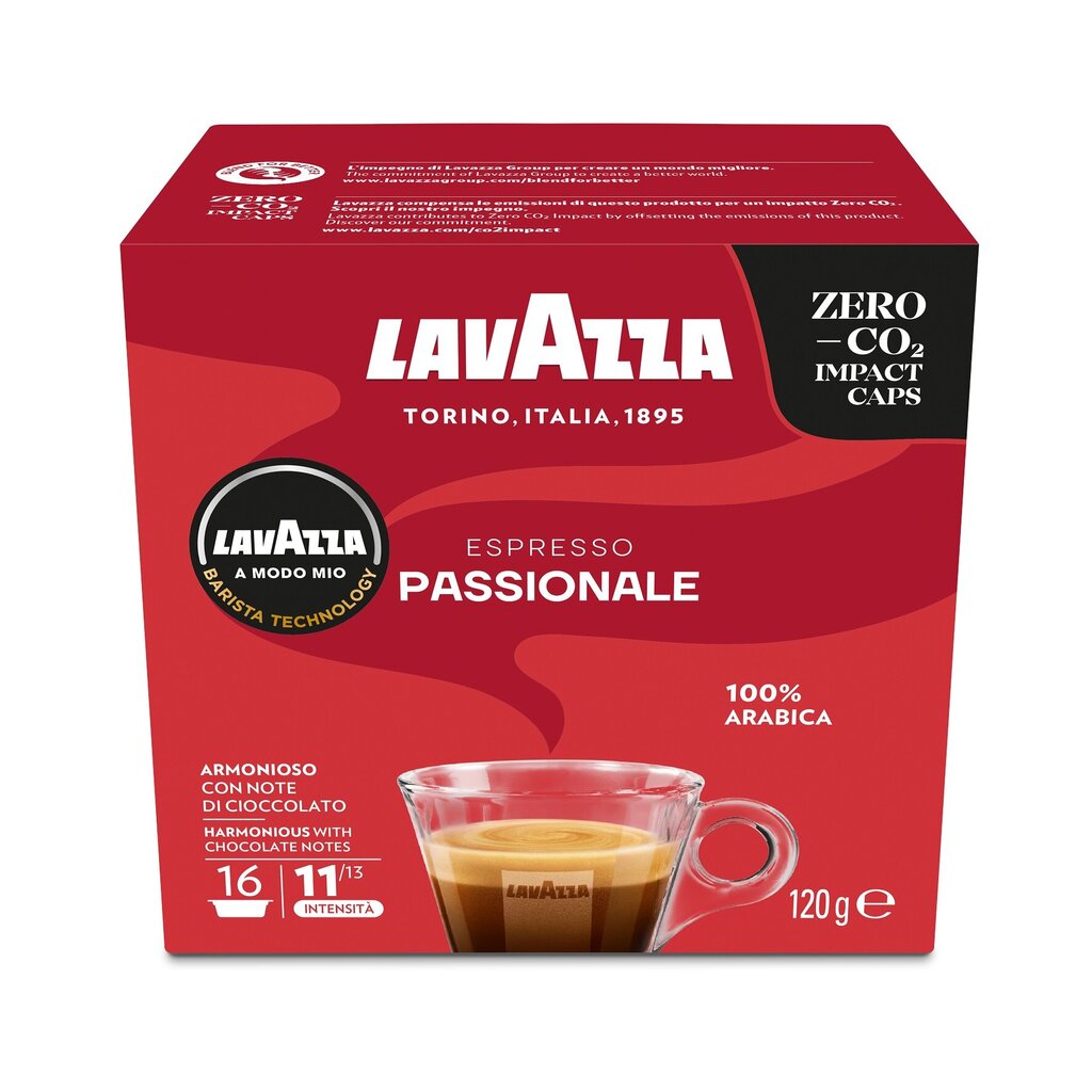 Kavos kapsulės Lavazza A Modo Mio Passionale, 120g, 16 vnt. kaina ir informacija | Kava, kakava | pigu.lt