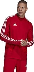 Мужская футбольная футболка Adidas Tiro 19, красная цена и информация | Футбольная форма и другие товары | pigu.lt