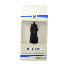 Ład. sam. Beline 1xUSB 1A czarna|black (only head) цена и информация | Зарядные устройства для телефонов | pigu.lt