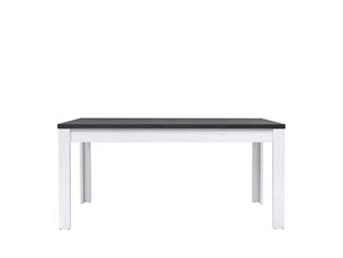 Раскладной стол BRW Antwerpen, белый / серый цена и информация | Кухонные и обеденные столы | pigu.lt