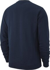 Nike vyriškas džemperis Crew AJ1466, mėlynas цена и информация | Мужские толстовки | pigu.lt