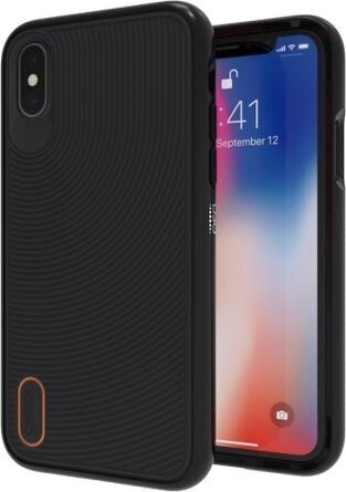 GEAR4 29888, skirtas iPhone X, iPhone XS, juodas kaina ir informacija | Telefono dėklai | pigu.lt