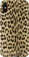 Puro Glam Leopard Cover iPhone Xs|X czarny|black Limited Edition IPCXCLEO1BLK цена и информация | Чехлы для телефонов | pigu.lt