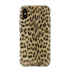 Puro Glam Leopard Cover iPhone Xs Max czarny|black Limited Edition IPCX65LEO1BLK цена и информация | Чехлы для телефонов | pigu.lt