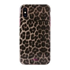 Puro Glam Leopard Cover iPhone Xs Max różowy|pink Limited Edition IPCX65LEO2PNK цена и информация | Чехлы для телефонов | pigu.lt