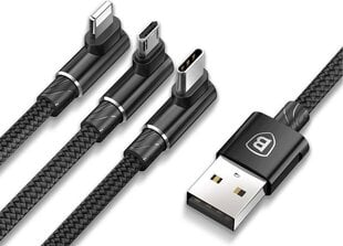 Baseus MVP, USB — USB-C — Lightning, 1,2 м цена и информация | Кабели для телефонов | pigu.lt