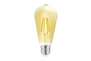 LED lemputė ST64, Filament Vintage, E27, 4W, 400lm, 3000K, 220-240V, 360° kaina ir informacija | Elektros lemputės | pigu.lt