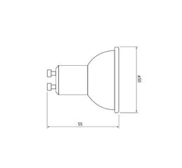 GTV GU10 LED lemputė 10 W ,220-240 V, 4000K, 720lm, 120° kaina ir informacija | Elektros lemputės | pigu.lt