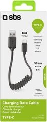 SBS Mobile TECABLETYPCSK USB-A, 0,5 м цена и информация | Кабели для телефонов | pigu.lt