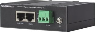 Промышленный адаптер питания Intellinet PoE+ 30 Вт, 1x RJ45 Gigabit цена и информация | Адаптеры, USB-разветвители | pigu.lt