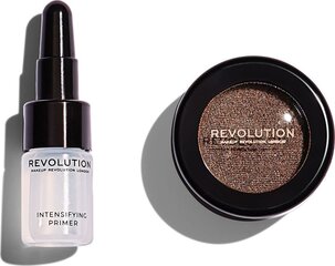 Makeup Revolution тени для век Flawless Foils Overcome + база, 2 г цена и информация | Тушь, средства для роста ресниц, тени для век, карандаши для глаз | pigu.lt