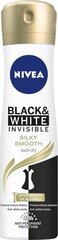 Дезодорант-спрей для женщин Nivea Invisible Silky Smooth, 150мл цена и информация | Дезодоранты | pigu.lt