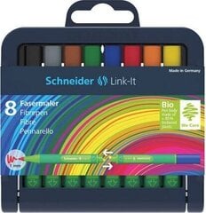 Schneider Link-It rašiklių rinkinys 1 mm x 8 vnt. kaina ir informacija | Rašymo priemonės | pigu.lt